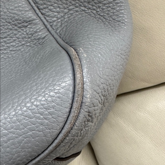 Coach Rori C2853 hobo shoulder bag in pebbled granite gray - Picture 12 of 12